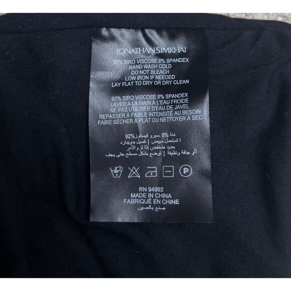 Johnathan Simkhai Tessi Underwire Bodysuit Black Size S - Picture 10 of 10